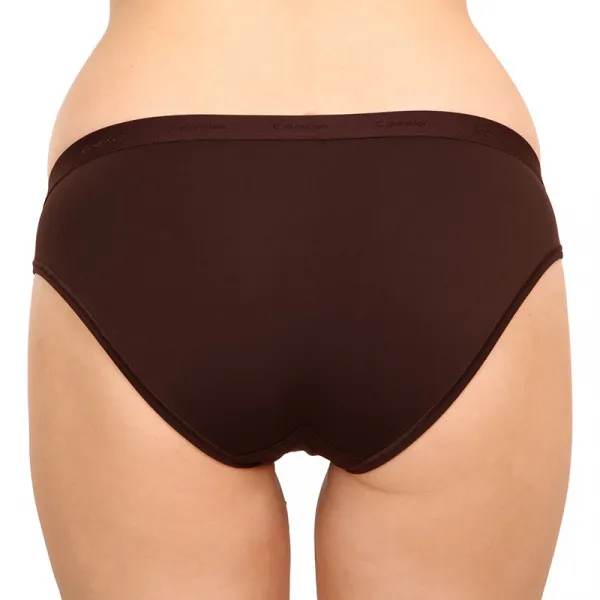 Dámske nohavičky Calvin Klein tmavo hnedé (QF6761E-BCK) M