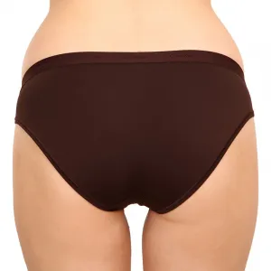 Dámske nohavičky Calvin Klein tmavo hnedé (QF6761E-BCK) M