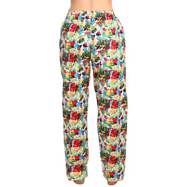 Dámske nohavice na spanie Styx emoji (DKD954) S