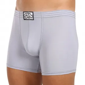 Pánske boxerky Styx long klasická guma svetlo sivé (F1067) M, trenky