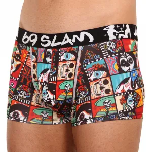 Pánske boxerky 69SLAM hip mexican square (MSYMCQ-PO) M, trenky