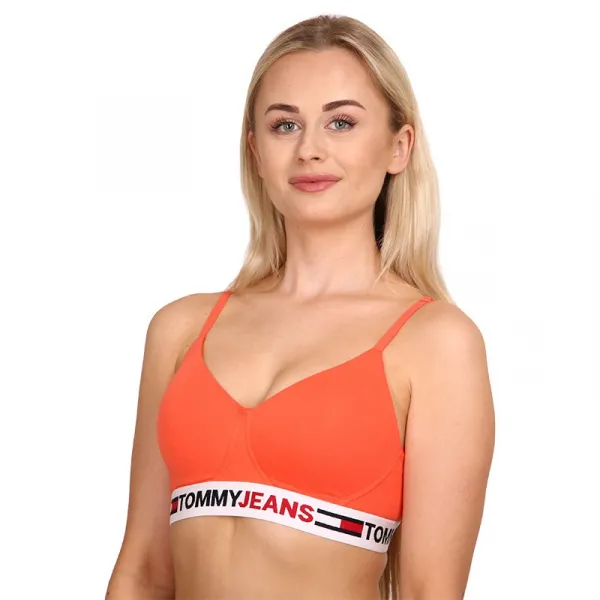 Dámska podprsenka Tommy Hilfiger vystužená oranžová (UW0UW03499 XMV) M