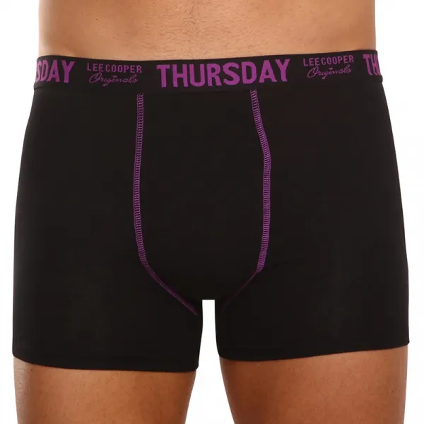 7PACK pánske boxerky Lee Cooper čierné (LCUBOX7P0110-1769913) M, trenky