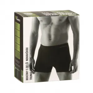 Pánske boxerky Gino bezšvové bambusové biele (54005) S, trenky