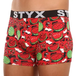 Pánske boxerky Styx long art športová guma melouny (U1459) M, trenky