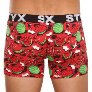Pánske boxerky Styx long art športová guma melouny (U1459) M, trenky