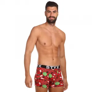 Pánske boxerky Styx long art športová guma melouny (U1459) M, trenky