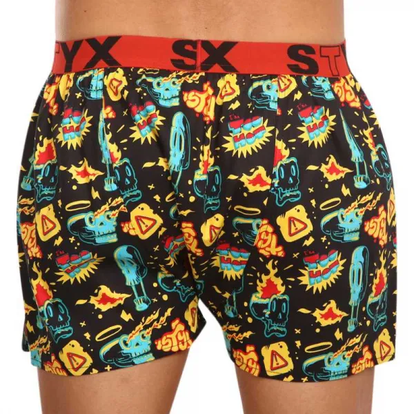 Pánske trenírky Styx art športová guma toohot (B1458) M