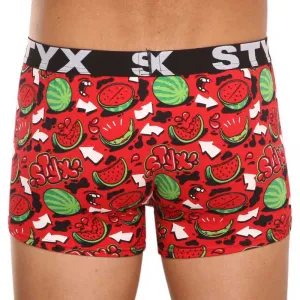 Pánske boxerky Styx art športová guma melouny (G1459) M, trenky