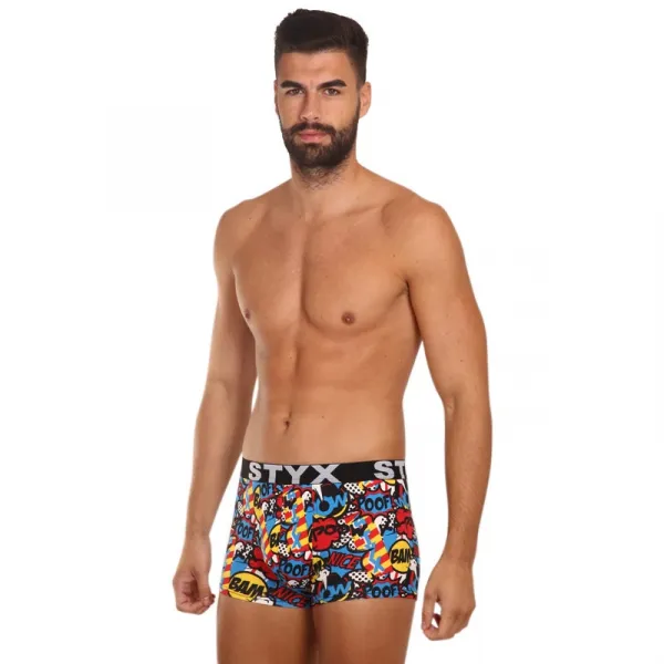 Pánske boxerky Styx art športová guma poof (G1153) S, trenky