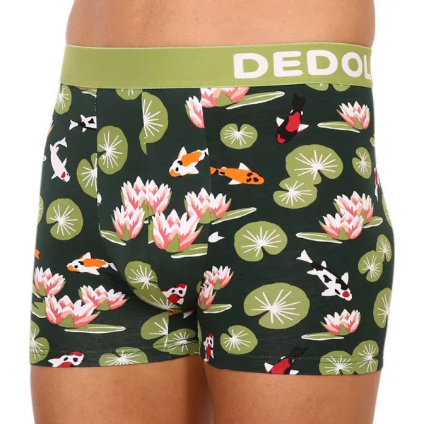 Pánske veselé boxerky Dedoles Koi fish and water lilies (D-M-UN-T-C-C-1546) S, trenky