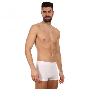 Pánske boxerky Gino bezšvové bambusové biele (53005) S, trenky