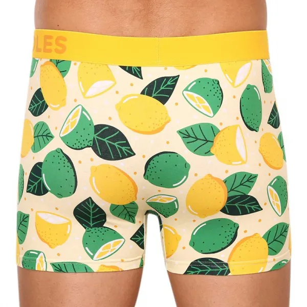 Veselé pánske boxerky Dedoles Limetka a citrón (D-M-UN-T-C-C-1563) M, trenky