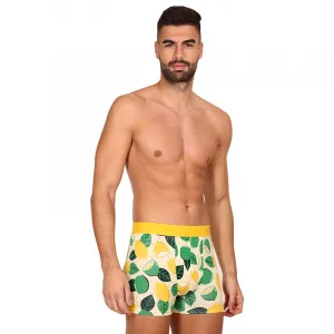 Veselé pánske boxerky Dedoles Limetka a citrón (D-M-UN-T-C-C-1563) M, trenky