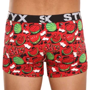Pánske boxerky Styx art športová guma nadrozmer melouny (R1459) 3XL, trenky