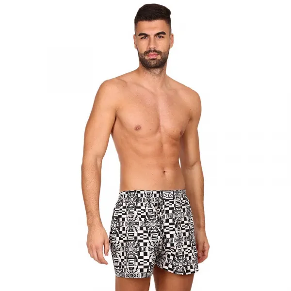 Pánske trenírky Styx art klasická guma nadrozmer paradox (E1455) 5XL