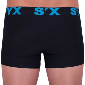 Pánske boxerky Styx športová guma nadrozmer čierne (R961) 4XL, trenky