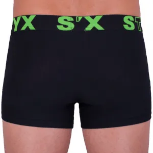 Pánske boxerky Styx športová guma nadrozmer čierne (R962) 3XL, trenky