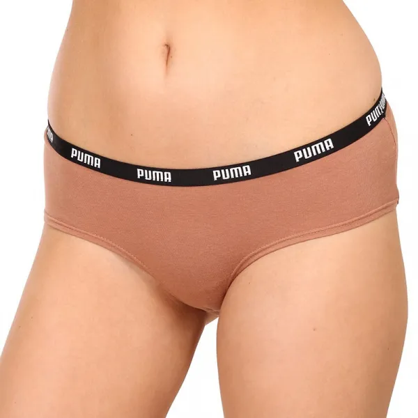 2PACK dámske nohavičky Puma hnědé (603032001 013) S