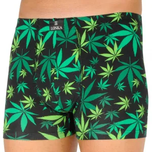 Pánske boxerky Lonka čierne (Kevin-grass) M, trenky