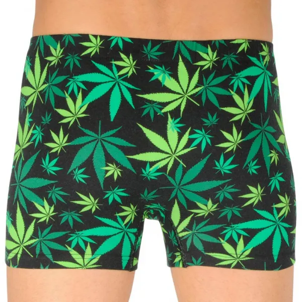 Pánske boxerky Lonka čierne (Kevin-grass) M, trenky