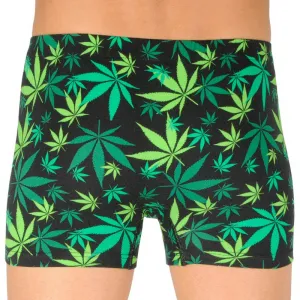 Pánske boxerky Lonka čierne (Kevin-grass) M, trenky