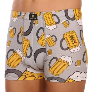 Pánske boxerky VoXX viacfarebné (Kevin-beer/big light grey) M, trenky