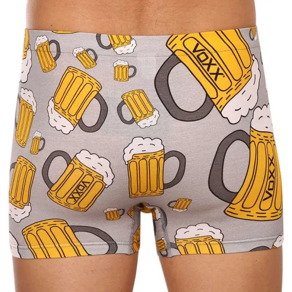 Pánske boxerky VoXX viacfarebné (Kevin-beer/big light grey) M, trenky
