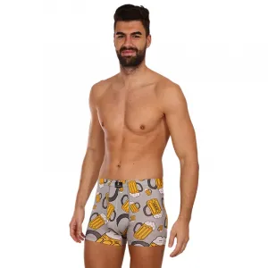 Pánske boxerky VoXX viacfarebné (Kevin-beer/big light grey) M, trenky