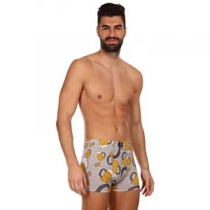 Pánske boxerky VoXX viacfarebné (Kevin-beer/big light grey) M, trenky
