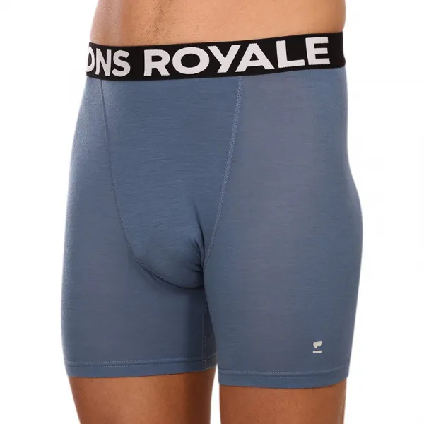 Boxerky Mons Royale Hold 'em Boxer - blue slate