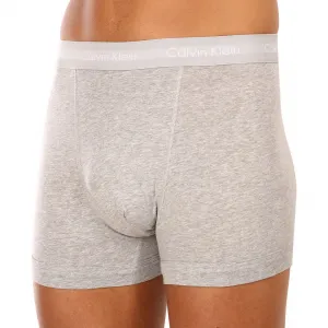 3PACK pánske boxerky Calvin Klein sivé (U2662G-080) S, trenky