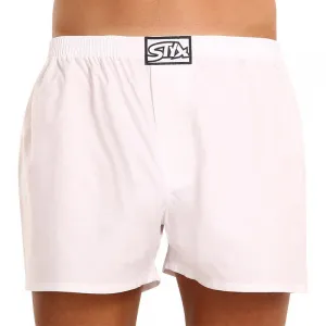 Pánske trenky Styx klasická guma biele + fixy na textil (AF1061) M, trenírky
