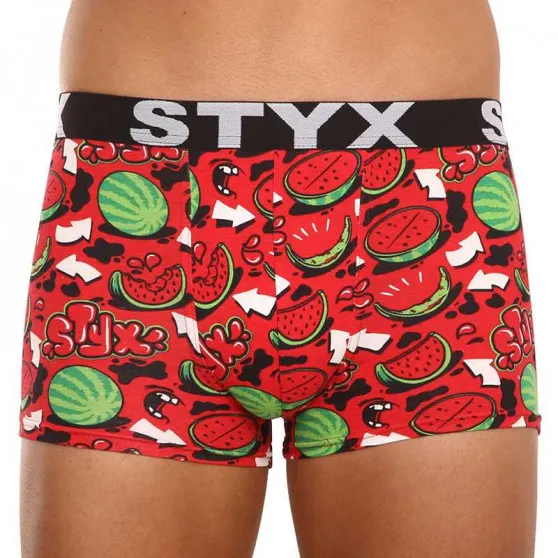 5PACK pánske boxerky Styx art športová guma viacfarebné (G85052535759) M, trenky