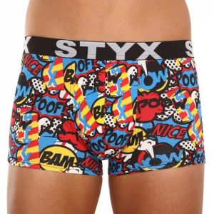 5PACK pánske boxerky Styx art športová guma viacfarebné (G85052535759) M, trenky
