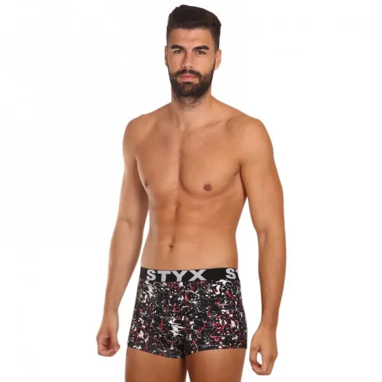 5PACK pánske boxerky Styx art športová guma viacfarebné (G85052535759) M, trenky