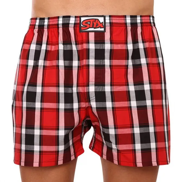 3PACK pánske trenky Styx klasická guma viacfarebné (3A093338) S, trenírky