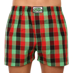 3PACK pánske trenky Styx klasická guma viacfarebné (3A093338) S, trenírky