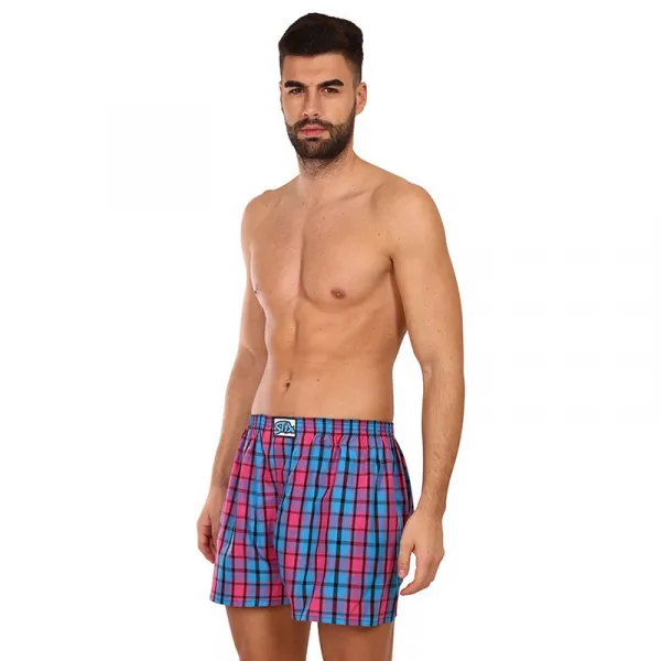 Pánske trenky Styx klasická guma nadrozměr viacfarebné (E934) 4XL, trenírky