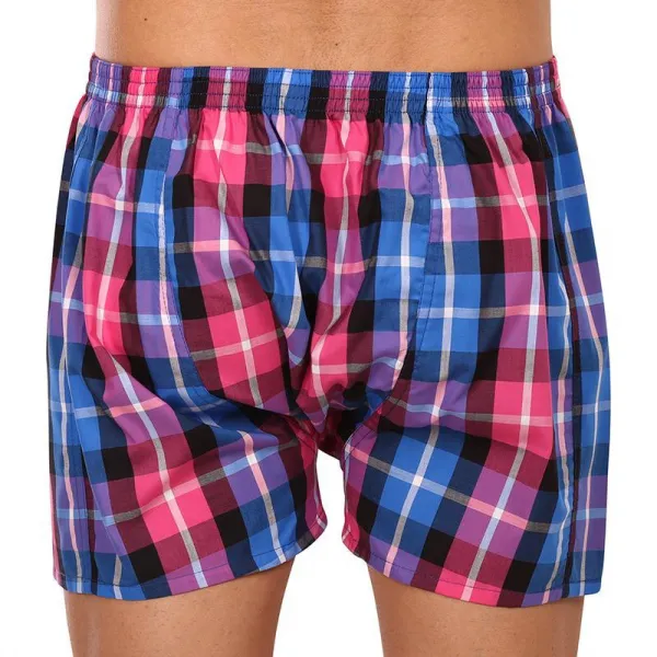 3PACK pánske trenky Styx klasická guma viacfarebné (3A093134) M, trenírky