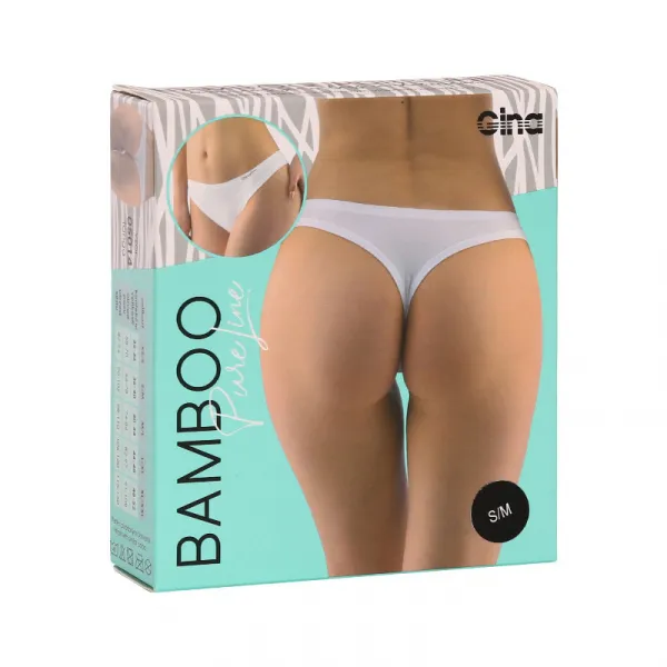 Dámske tangá Gina bambusová čierná (05014-MxC) S