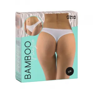 Dámske tangá Gina bambusová čierná (05014-MxC) S
