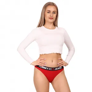 Dámske nohavičky Tommy Hilfiger červené (UW0UW02773 XLG) S