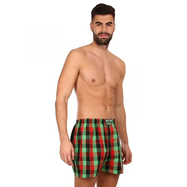 3PACK pánske trenky Styx klasická guma viacfarebné (3A093338) S, trenírky