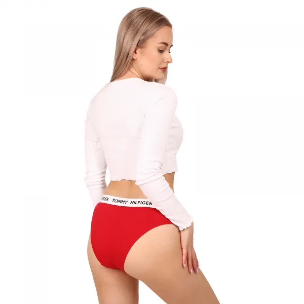 Dámske nohavičky Tommy Hilfiger červené (UW0UW02193 XCN) S