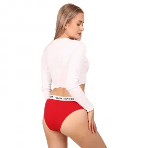 Dámske nohavičky Tommy Hilfiger červené (UW0UW02193 XCN) S