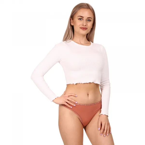 3PACK dámske tangá Tommy Hilfiger viacfarebná (UW0UW02824 0TG) M