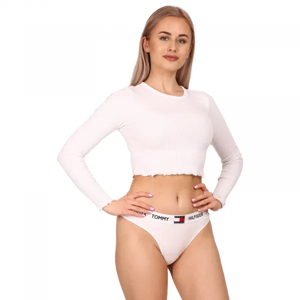 Dámske tangá Tommy Hilfiger bielá (UW0UW02198 YCD) M