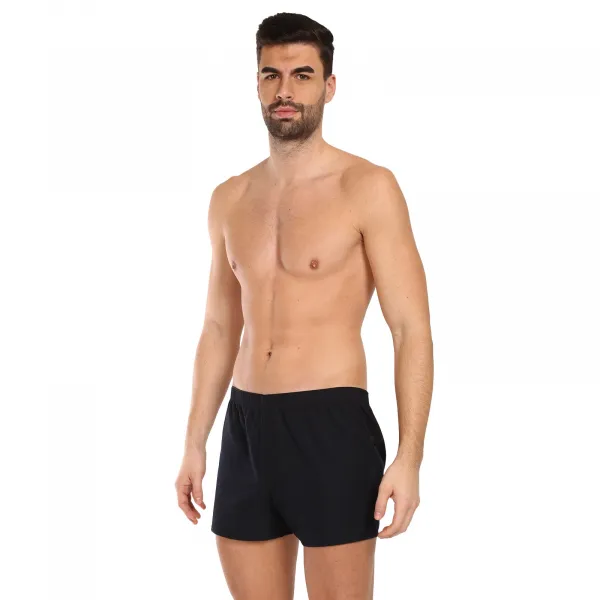 3PACK pánske trenky Nedeto tmavo modré (3NDTT002) M, trenírky