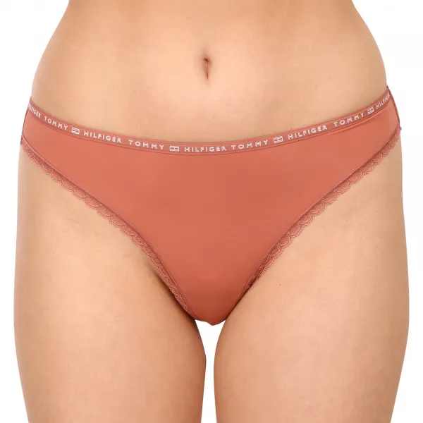 3PACK dámske tangá Tommy Hilfiger viacfarebná (UW0UW02824 0TG) M